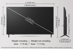 LG 139 cm (55 inches) UA82 AI Series 4K Ultra HD (3840 x 2160) Smart webOS LED TV 55UA82006LA - Image 6