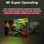 LG 139 cm (55 inches) UA82 AI Series 4K Ultra HD (3840 x 2160) Smart webOS LED TV 55UA82006LA